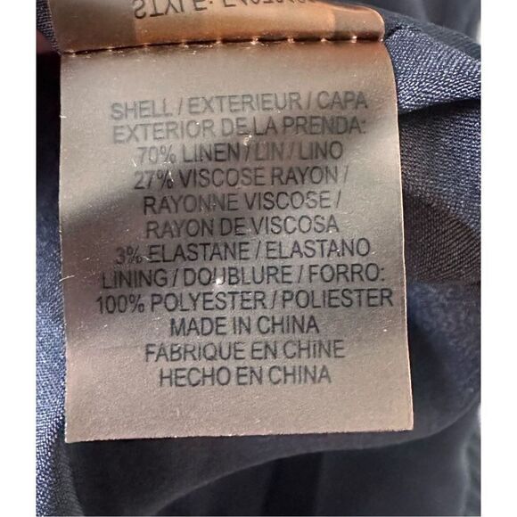 Elie Tahari Women's Peak Lapel Single Button Blazer Black Size 4‎ - Picture 9 of 9